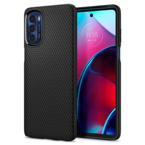 Spigen Liquid Air, juodos spalvos - Motorola Moto G Stylus 2022