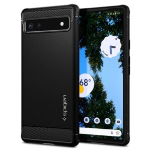 Spigen Rugged Armor, juodos spalvos - Google Pixel 6a