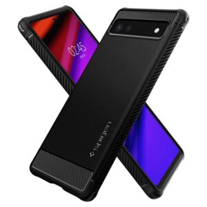 Spigen Rugged Armor, juodos spalvos - Google Pixel 6a - Image 5