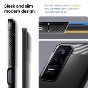 Spigen Rugged Armor, matinės juodos spalvos - Xiaomi POCO F4/Redmi K40S - Image 11