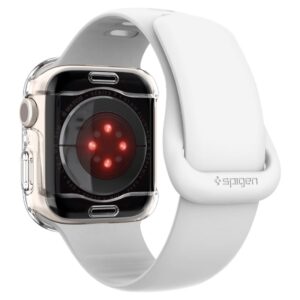 Dėklas Apple Watch 7 / 8 / 9 (41mm)
 Spigen Ultra Hybrid Crystal Clear - Image 14