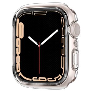 Dėklas Apple Watch 7 / 8 / 9 (41mm)
 Spigen Ultra Hybrid Crystal Clear - Image 17