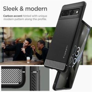 Spigen Rugged Armor - dėklas skirtas Google Pixel 7 Pro Black - Image 14