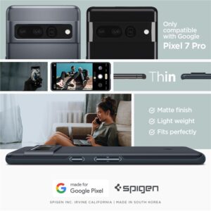 Spigen Thin Fit, metal slate - Google Pixel 7 Pro - Image 3