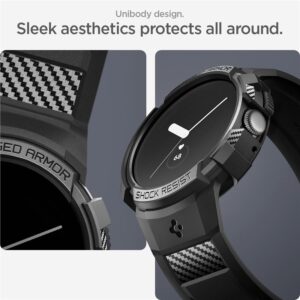 Spigen Rugged Armor Pro, juodos spalvos - Google Pixel Watch/Watch 2 - Image 11