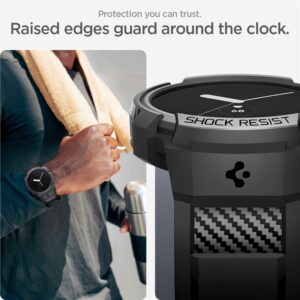 Spigen Rugged Armor Pro, juodos spalvos - Google Pixel Watch/Watch 2 - Image 4