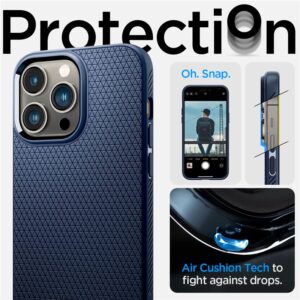 Spigen Liquid Air, navy blue - Apple iPhone 14 Pro - Image 15