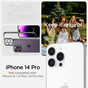 Spigen Optik Crystal, chrome pilkos spalvos - Apple iPhone 14 Pro - Image 12