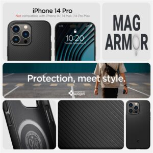 Spigen Mag Armor - dėklas skirtas Apple iPhone 14 Pro Black - Image 9