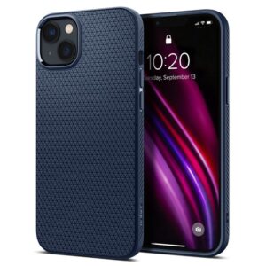 Spigen Liquid Air, navy blue - Apple iPhone 14