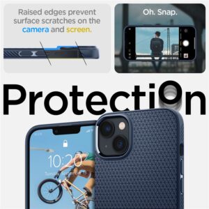 Spigen Liquid Air, navy blue - Apple iPhone 14 - Image 6