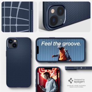 Spigen Liquid Air, navy blue - Apple iPhone 14 - Image 8