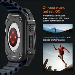 Spigen Rugged Armor – Case for Apple Watch Ultra 49 mm (Black) - Image 16