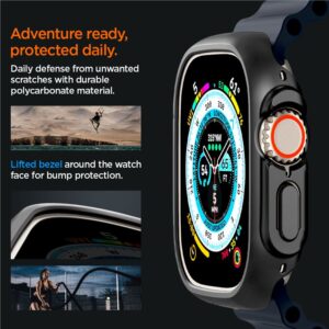 Spigen Thin Fit Apple Watch Ultra (49mm) juodos spalvos - Image 13