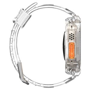 Spigen Rugged Armor Pro Case – Band with case for Apple Watch Ultra 49 mm (Clear)) - Image 9