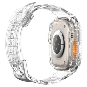 Spigen Rugged Armor Pro Case – Band with case for Apple Watch Ultra 49 mm (Clear)) - Image 11