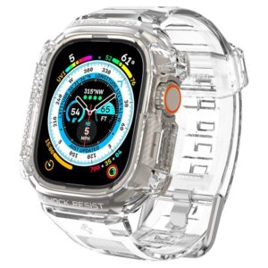 Spigen Rugged Armor Pro Case – Band with case for Apple Watch Ultra 49 mm (Clear)) - Image 12