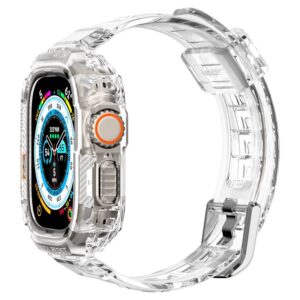 Spigen Rugged Armor Pro Case – Band with case for Apple Watch Ultra 49 mm (Clear)) - Image 13
