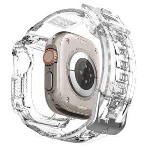 Spigen Rugged Armor Pro Case – Band with case for Apple Watch Ultra 49 mm (Clear)) - Image 15