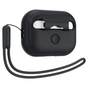Spigen Silicone Fit Strap - dėklas skirtas Apple AirPods Pro 1 / 2 (Black) - Image 9