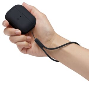 Spigen Silicone Fit Strap - dėklas skirtas Apple AirPods Pro 1 / 2 (Black) - Image 11