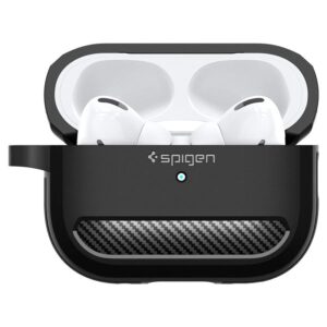 Spigen RUGGED ARMOR Apple AIRPODS PRO 1 / 2 dėklas ausinėms juodos spalvos - Image 12