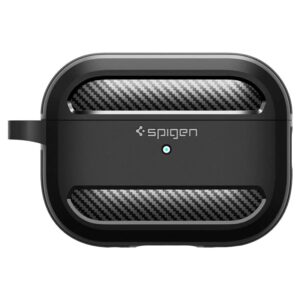 Spigen RUGGED ARMOR Apple AIRPODS PRO 1 / 2 dėklas ausinėms juodos spalvos - Image 13
