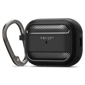 Spigen RUGGED ARMOR Apple AIRPODS PRO 1 / 2 dėklas ausinėms juodos spalvos - Image 10