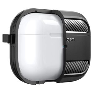 Spigen RUGGED ARMOR Apple AIRPODS PRO 1 / 2 dėklas ausinėms juodos spalvos - Image 14