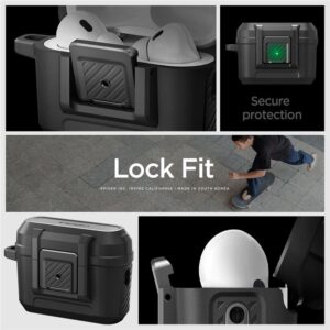 Spigen Lock Fit - dėklas skirtas Samsung Galaxy Buds 2 Pro / 2 / Live / Pro (Black) - Image 14