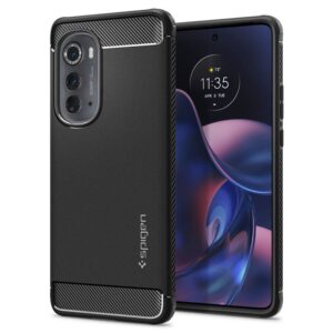 Spigen Rugged Armor, juodos spalvos - Motorola Edge 2022