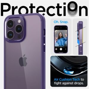Spigen Ultra Hybrid - dėklas skirtas Apple iPhone 14 Pro Purple - Image 9
