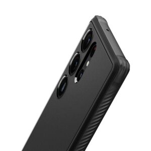 Spigen Rugged Armor - dėklas skirtas Samsung Galaxy S23 Ultra Matte Black - Image 10
