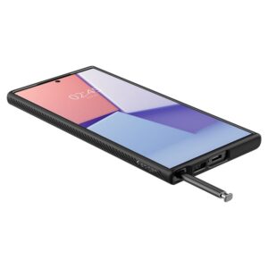 Spigen Samsung Galaxy S23 Ultra Liquid Air Series TPU - Matte dėklas telefonui juodos spalvos - Image 11