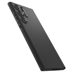 Spigen Samsung Galaxy S23 Ultra Liquid Air Series TPU - Matte dėklas telefonui juodos spalvos - Image 12