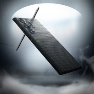 Spigen Samsung Galaxy S23 Ultra Liquid Air Series TPU - Matte dėklas telefonui juodos spalvos - Image 16