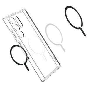 Spigen Ultra Hybrid OneTap MagSafe Ring, juodos spalvos - Samsung Galaxy S23 Ultra - Image 5