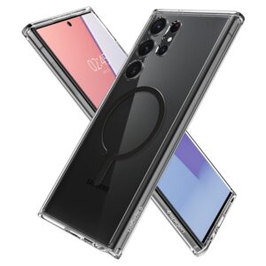 Spigen Ultra Hybrid OneTap MagSafe Ring, juodos spalvos - Samsung Galaxy S23 Ultra - Image 10