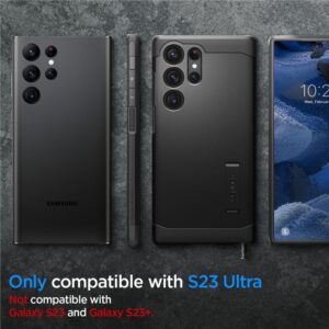 Spigen Tough Armor Samsung Galaxy S23 Ultra dėklas telefonui juodos spalvos - Image 11