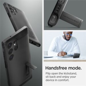 Spigen Tough Armor Samsung Galaxy S23 Ultra dėklas telefonui juodos spalvos - Image 17