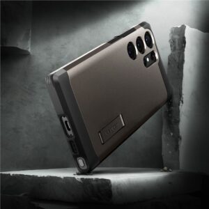 Spigen Tough Armor - dėklas skirtas Samsung Galaxy S23 Ultra Gunmetal - Image 11