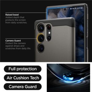 Spigen Tough Armor - dėklas skirtas Samsung Galaxy S23 Ultra Gunmetal - Image 13