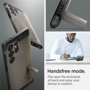 Spigen Tough Armor - dėklas skirtas Samsung Galaxy S23 Ultra Gunmetal - Image 14