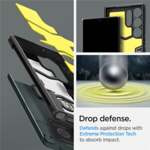 Spigen Tough Armor - dėklas skirtas Samsung Galaxy S23 Ultra Abyss Green - Image 15