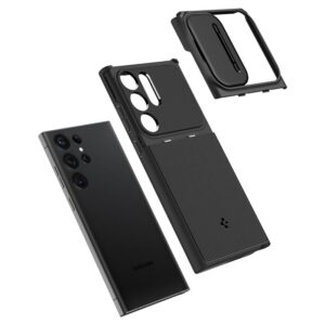 Spigen Optik Armor - dėklas skirtas Samsung Galaxy S23 Ultra Black - Image 9