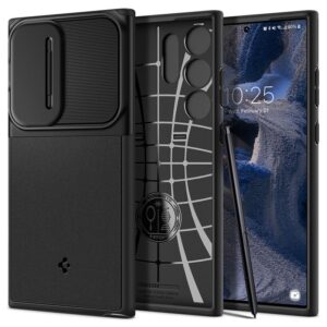 Spigen Optik Armor - dėklas skirtas Samsung Galaxy S23 Ultra Black - Image 7