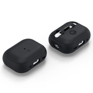 Spigen Silicone Fit Strap - dėklas skirtas Apple AIrPods Pro 1 / 2 (Black / Green) - Image 8