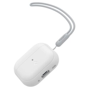 Spigen Silicone Fit Strap - dėklas skirtas Apple AirPods Pro 1 / 2 (White / Grey) - Image 9