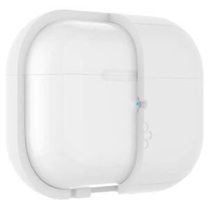Spigen Silicone Fit Strap - dėklas skirtas Apple AirPods Pro 1 / 2 (White / Grey) - Image 11