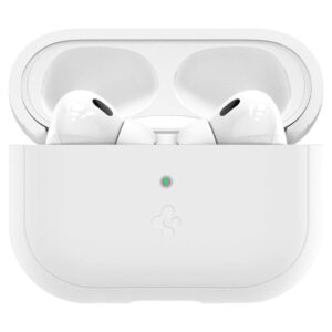 Spigen Silicone Fit Strap - dėklas skirtas Apple AirPods Pro 1 / 2 (White / Grey) - Image 12